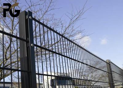 China Square Post Pvc Coated Galvanized 50x200mm Double Loop Fencing for sale