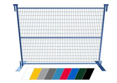 China Pvc Coated Welded Wire Mesh 4ft High Temporary Construction Fence Panel For Canada for sale
