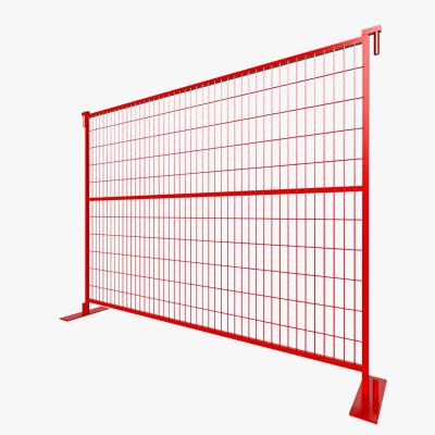 China Coated 8ft Pvc Temporary Fence Canada Portable Removable for sale