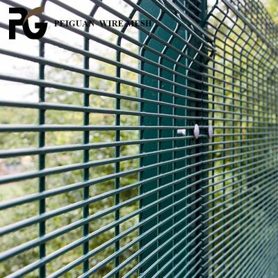 China 358 Prison Double Loop Wire Fence , Clearvu Security Metal Fencing for sale