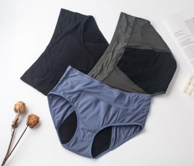 Chine Taille de plus sous-vêtements absorbants de période menstruelle de 4 de couche de fuite de preuve femmes de pleines de protection culottes physiologiques de dossier à vendre