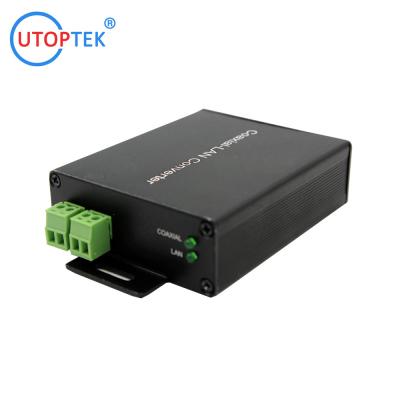 China 10/100Mbps EOC Converter 1*UTP+2*2wire port ethernet to coaxial/twisted pair extender for CCTV IP camera for sale