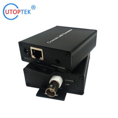 China 10/100Mbps 1*BNC+1*LAN EOC Ethernet over Coaxial Extender 1.5km Power Supply DC12V for sale