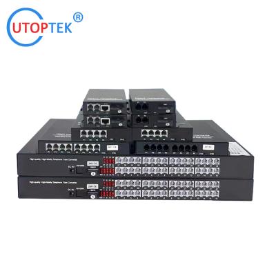 China 1/2/4/8/16/24/32/64Channels Telephone Optical Transceiver Voice Fiber Multiplexer Fxs/Fxo Pcm Mux for sale