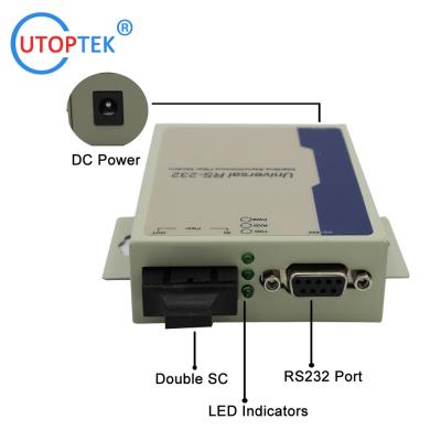 China RS232 DB9 to Fiber Modem Media Converter with SM duplex SC/FC/ST 20km for alarm system using for sale