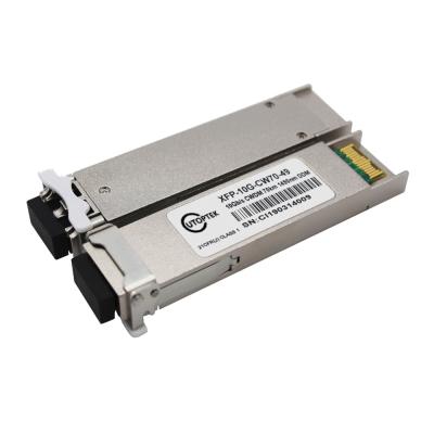 China 10G XFP CWDM 80Km 1470nm~1610nm xfp optical transceiver module with DDM cisco huawei compatible for sale