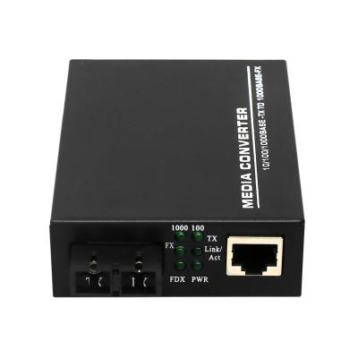 China 10/100Mbps 1xRJ45+1xSFP port Fiber media converter for CCTV Security system for sale