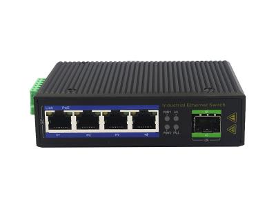 China UT14F-SFP unmanaged industrial 4x10/100Base-Tx + 1x100M-Fx SFP ethernet switch DIN Rail for sale