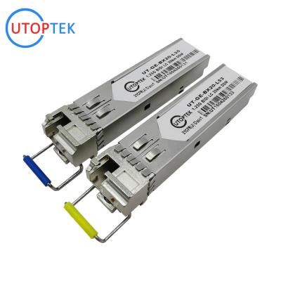 China good price 1.25G SFP SMF LC 120km SFP Transceiver compatible with Huawei/Cisco/HPE/Mikrotik for sale
