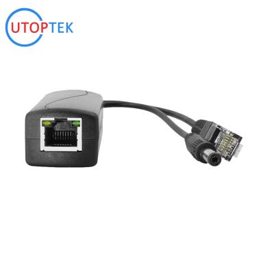 China 10/100M OEM 48V to 5V 2A PoE Splitter for POE access and IP Cameras for sale