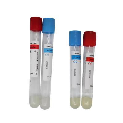 China OEM PRP Tube 10ml With ACD Gel For Hair Loss Platelet Rich Plas Prp Centrifuge Tube for sale