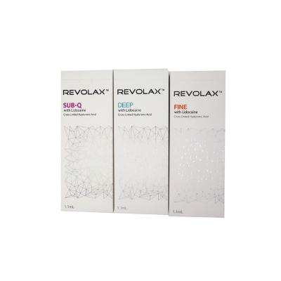 中国 1ml Hyaluronic酸の深い皮膚注入口の注入Revolaxオンラインで 販売のため