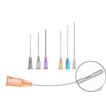 China Hyaluronic Microcannula Blunt Cannula For Dermal Fillers 14g-34g for sale