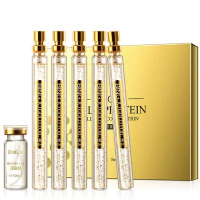 China Bingju Gold Protein Peptide 15ml*5 Thread Face Lift Reduce Small Wrinkles for sale