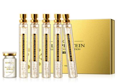 China Anti Aging Lifting Gold Essence 24k Peptide Line Carving for sale
