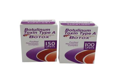 China Las inyecciones Botulinum de la toxina de Allergan Botox de la arruga mecanografían A para la cara ligeramente en venta