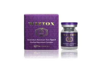 中国 クロストリジウムのタイプ注射可能なボツリヌス菌の毒素100iu Wiztox Botox Nabota 販売のため