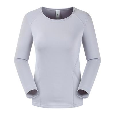 China Hoodie customizável dos esportes das mulheres de costura de Flatlock em volta das camisas de suor do pescoço à venda