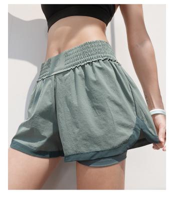 China Los pantalones cortos corrientes ajuste de las mujeres secas de 2 pedazos de Richee con la banda elástica del trazador de líneas en venta