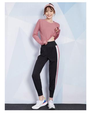 China Richee Elastic Band Splice Side Women'S Sports Pants Ladies  Running Trousers for sale