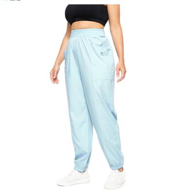 China XS--5XL Women'S Plus Size Yoga Wear Elastic Waist Winter Cargo Pants for sale