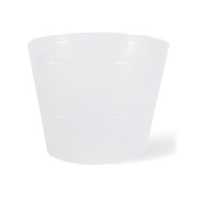 China White plastic nursery pots Pure HDPE nursery pot soft flower pot in low price for sale