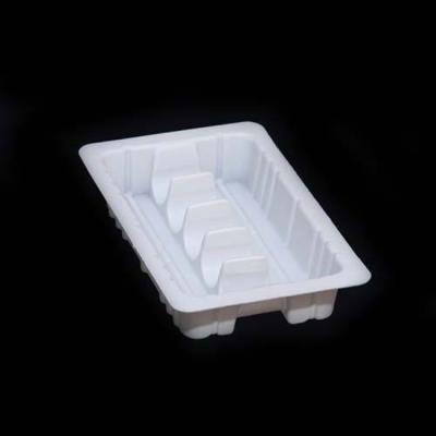 China Transparent 0.5mm PVC Plastic Tray Packaging 3ml Vial Plastic Medical Tray for sale