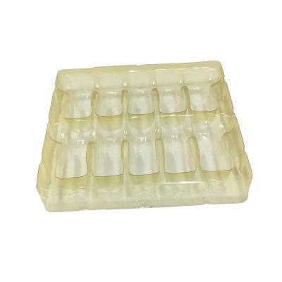 China Vacuum Formed 0.2mm Thick Vial Blister Packaging Rectangular Clear Blister Tray for sale