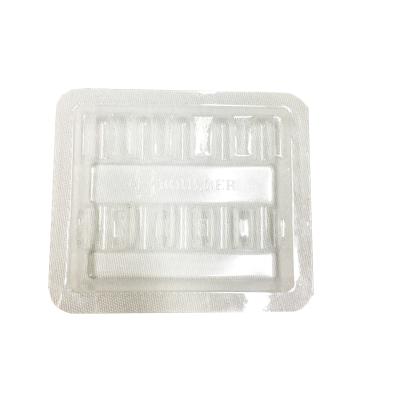 China Clear PVC Medical Drug Plastic Blister Packaging Thermoformed Plastic Trays OEM for sale