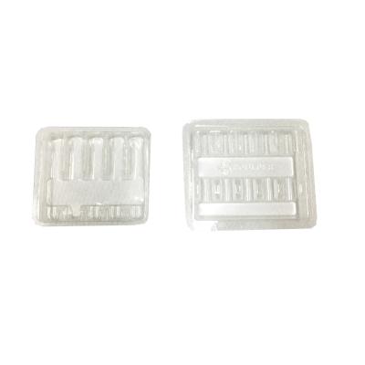 China Clamshell Blister Plastic Ampoule Insert Packing Trays 1ml for sale