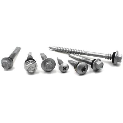 China ZINC Finish Hexagon Head Self-drilling Screw with Flange and ISO9001 2015 Certificate for sale