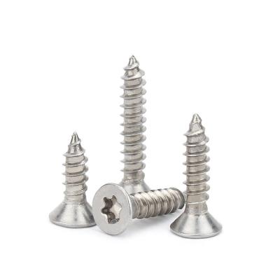 China 3.5-6.3mm Diameter Torx Flat Head Self Tapping Screws with ISO9001 2015 Certification for sale