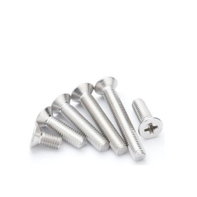 China DIN 965 SS304 Stainless steel Cross Countersunk Flat Head Screw for sale