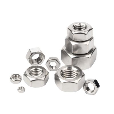 China DIN 934 A2-70 Stainless Steel Hex Nuts M3 M4 M5 M6 M8 M10 Metric Measurement System for sale