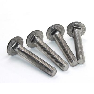 China DIN 603 Galvanized Stainless Steel 304 Lock Bolts Nuts M8 Size Mushroom Head Square Neck Cup Socket for sale