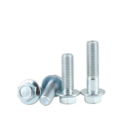 China OEM Customized Hex Flange Bolts M6 M8 M10 M12 Grade 8.8 10.9 12.9 DIN6921 Zinc Plated for sale