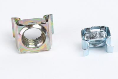 China Zinc Plated Square Cage Nut M5 - M8 Standard For Fans Electronic Equipments for sale
