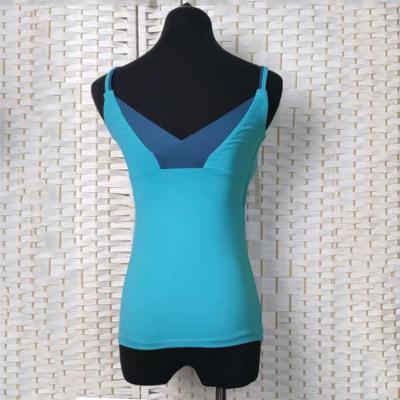 China Cottony Soft Seamless & Sports Garment / Yoga Tube Top With Padded Bra for sale