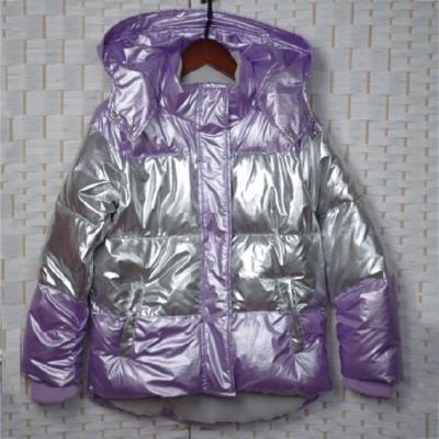 China Sostenible violeta rellenado abajo de la chaqueta para los niños de 4 - 12 años en venta