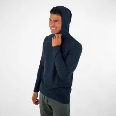 China Tech Hoodie Sustainable Athletic Wear 47% Recycled Polyester for sale