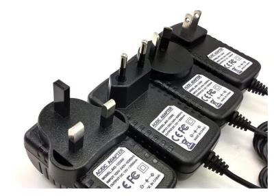 China PC ABS Wall Adapter Power Supply 24 Watt With 80% Efficiency , OEM ODM Service for sale