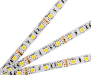 China luces de tira llevadas flexibles de 12Volt SMD 5050s 14.4w 2200k-2500k para el festival de X'mas en venta