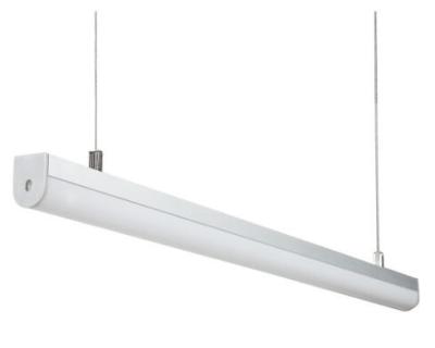 China Suspension Mounted Aluminum LED Profile Anodized Aluminum Extrusion Profiles for Ceiling Lighting for sale