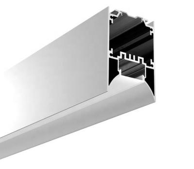 China 50mm*75mm Indirect Light Linear Pendant LED Module Aluminum LED Profiles for led strips for sale