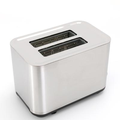 China Silver Bread Centering Function SS Toaster Double Slot 120V for sale