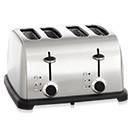 China IEC Cooking Equipment Digital 4 Slice Toaster With Indicate Light for sale