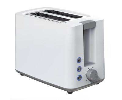 China Rohs Plastic Housing 2 Slot Toaster Thin Toaster 2 Slice Auto Electric Power Cut Off for sale