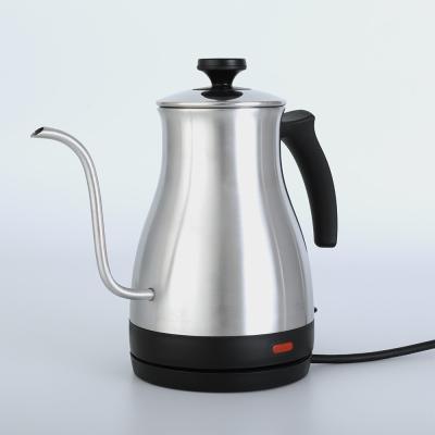 China chaleira elétrica do Gooseneck do café 1.0L com controle de temperatura à venda