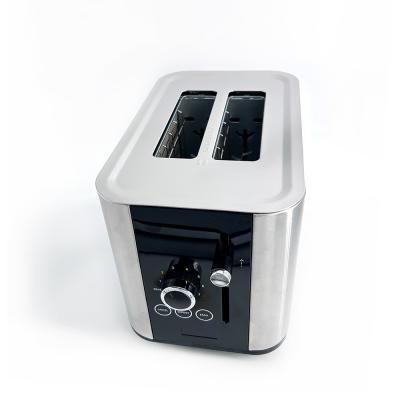Chine 6 times setting stainless housing with Cancel/reheat/defrost function with indicatelight 2 Slices Toaster à vendre
