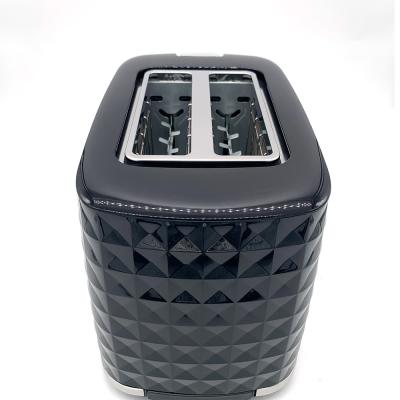 中国 New design black housing 2 slice toaster toaster sandwich maker 販売のため